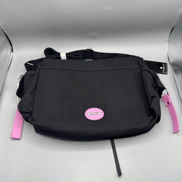 Monster High Draculaura Charm Lace-Up Messenger Bag NEW - Picture 6 of 8